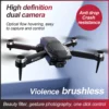 New F198 Drone Professional Dual Camera With 1080P WIFI FPV HD Aerial Photography Wide Angle Brushless RC Foldable Quadcopter