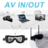 Eachine EV100 720*540 5.8G 72CH FPV Goggles With Dual Antennas Fan 18650 Battery Case For RC Drone - Image 3