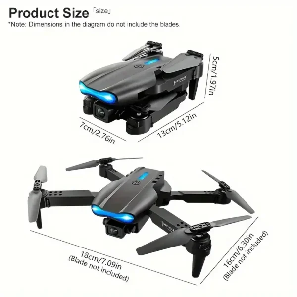 New E99Pro RC Drone 4K Professinal With 1080P Wide Angle HD Camera Foldable Helicopter WIFI FPV Height Hold Gift Toy - Image 8