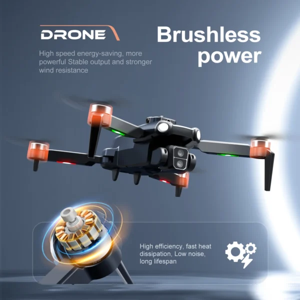 Professional S119 Drone 8K With Dual Camera 5G WIFI Smart Obstacle Avoidance FPV Brushless Motor RC Quadcopter Mini Dron - Image 2