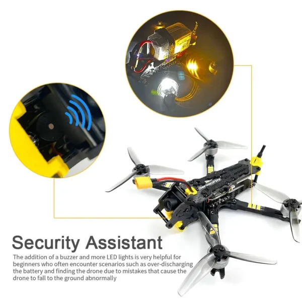 DarwinFPV BabyApe II Analog 156mm F411 FC 30A ESC 4S / 6S 3.5 Inch Freestyle FPV Racing Drone sub 250g with 600mW VTX - Image 3